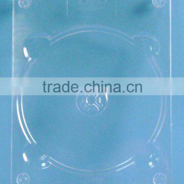 5mm single smooth clear DVD Digi tray