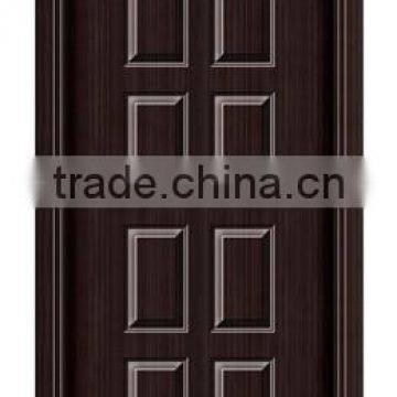 melamine/veneer moulded HDF/MDF door skin