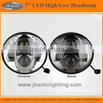 High Quality 7" LED Headlamp for Land Rover Defender 110 Super Bright Round LED Head Lights for Land Rover Defender 110 1993