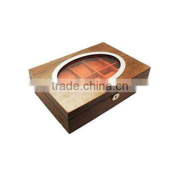 Hot Sale High Quality Factory Wrist Watch Storage Box Watch Storage Box With Oval Window photo-5