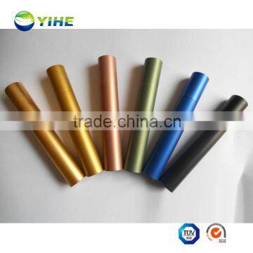 extruded Aluminum tube/fluorine carbon coating aluminum tube