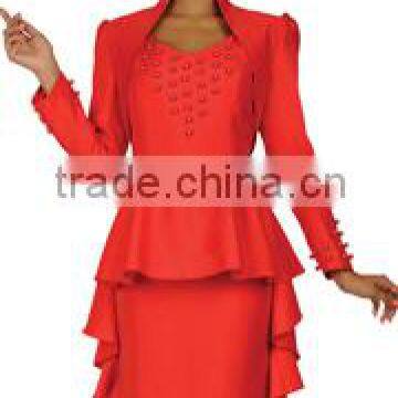 Red Peplum Dress