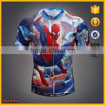 100% polyester fashion sublimation cycling jersey