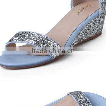 2016 Nwest Design Shinning Shoes Material Wholesale Glitter Fabric Made in China Factory T5769
