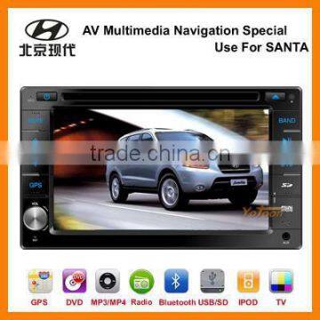 7 Inch Exclusive DVD GPS for HYUNDAI SANTA