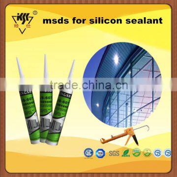 3506100010 silicone sealant hs code msds for silicon sealant