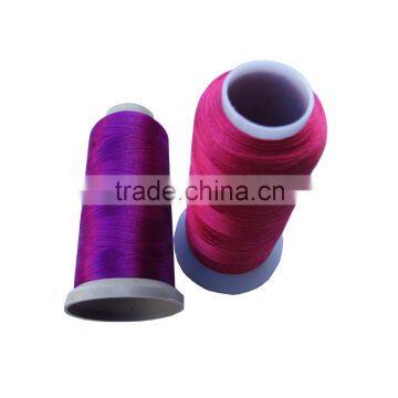 DLX030 factory spun 100 polyester sewing thread for embroidery