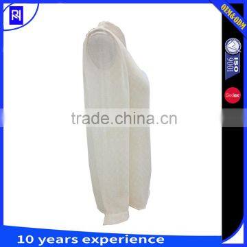 100% Silk Chiffon Print Shirt Women Lady Single Chest Pocket Stand Collar Long Sleeve Classic Fashion Design Casual Wear photo-3