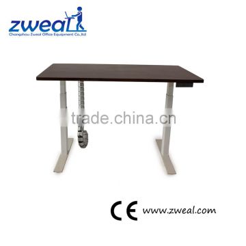 adjustable crank computer table desk