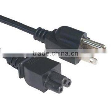 NEMA 5-15P to C5 LAPTOP POWER CORD with UL CSA certification