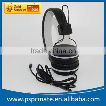 Fashion 3.5mm Jack Wired Stereo Headphone with Mic for Mobile Phone