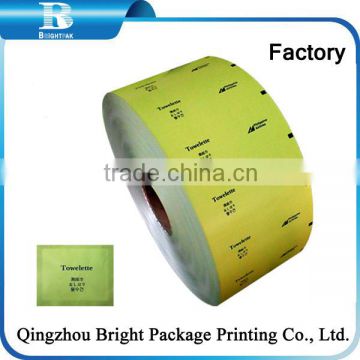 Aluminum foil paper for alcohol prep pad packaging paper, Alcohol prep pad packaging PE aluminum foil paper by roll