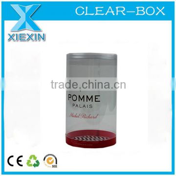 clear food display box pvc cake packaging cylinder