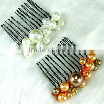 bead hair comb