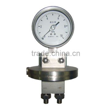 High quality differential pressure gauge manufacturer