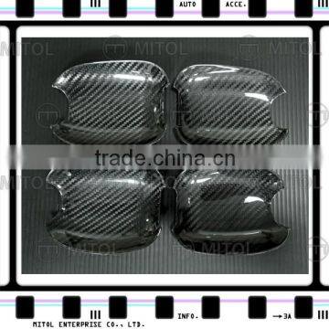 For Subaru WRX 2014- Carbon Fiber Car Door Handle Insert Door Handle Shell photo-2