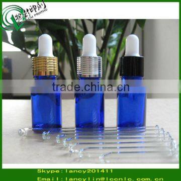 blue glass bottle with dropper for essential oil,olive oil blue glass bottle 10ml