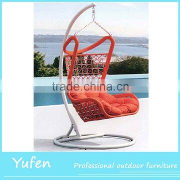 Balcony wicker hanging hammock chair