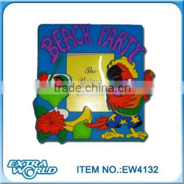 3D beach party souvenir pvc fridge magnet