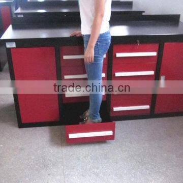 10 drawers Metal workshop heavy duty drawer workbench