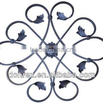 High quality decorate gate wrought iron flower