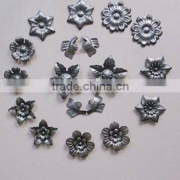 Metal Fence Decoration Parts Cast Iron Art Stamping Parts