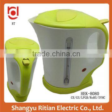 Eco-Friendly Hot sale household Cordless plastic electric kettle