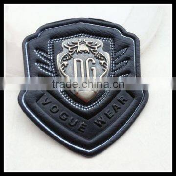 China leather patches for famous clothing