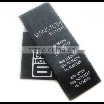 Nice Price Black Woven Label Free Sample Custom Garment Label Wholesales photo-3