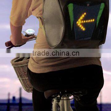 Best Outdoor Sports Safety reflective led light backpack vest wireless turn signle vest flashing led safety vest