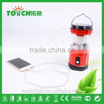 Solar Rechargeable LED Camp Lamp With Charger ABS Plastic LED Camping Lights for AA Battery Professional Portable Lighting photo-3