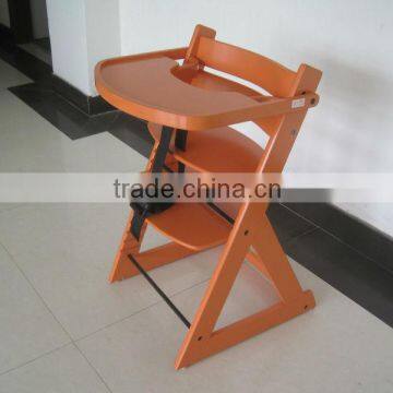 Wooden Baby High Chair