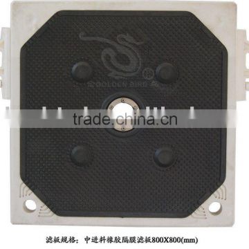 rubber membrane filtration plate