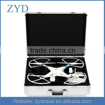 Silver Aluminum Hardcase With Foam for DJI Phantom , Phantom 2 Vision, Phantom 2 Vision Plus, Phantom 2 + GimbalZYD-HZMps005