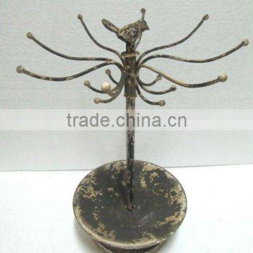 12B013-Metal jewelry holder jewelry stand table accessories