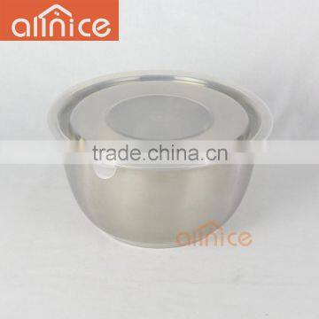 ALLNICE Wholesale Food Stock Bowl/metal Salad Bowl/mixing Bowl With Lid photo-3