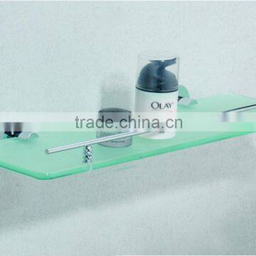 China wall mounted chrome glass shelf brackets