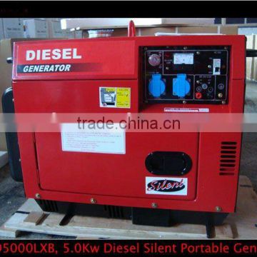 5.0Kw Diesel Portable Generator, CE/GS/EPA Approved