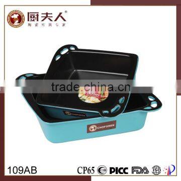 HEAT RESISTANCE CERAMIC RETANGULAR BAKING PLATE