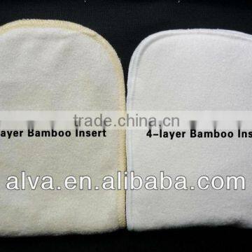 Alva Washable Organic Nappy, Bamboo Cloth Diaper Insert