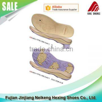 Colorful Soft Recycled Woman Sandals/Shoe Sole