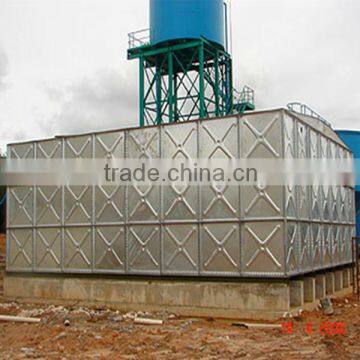 Hot Sale Pressed Galvanized Steel Water Tank/Q235 Carton Steel Water Tank