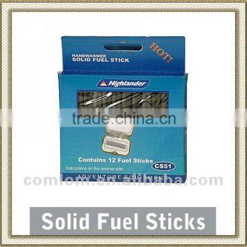 12 pcs Charcoal Fuel Sticks for Hand Warmer