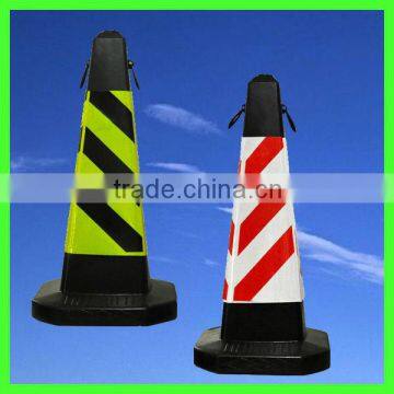 plastic traffic orange pylon