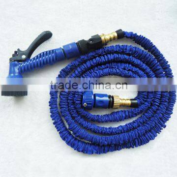 Hot sale Hoses three times natural telescopic pipe customized garden hose Brass fittig garden hose