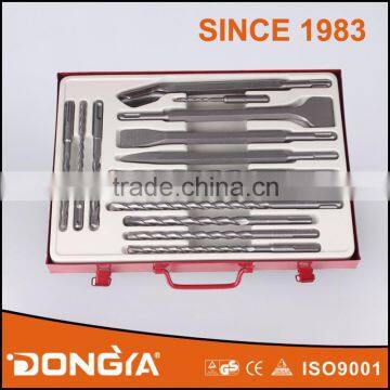 14pcs Combination Drill Bits and Chisel Bit Set