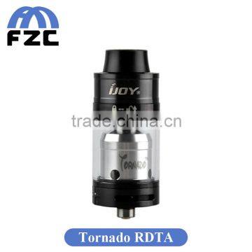 In stock ijoy sub ohm tank 24mm diameter tornado rta/ijoy tornado rdta with 5ml capacity