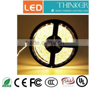 SMD5050 60leds/m Yellow color npn-waterproof IP20 strip warranty 3 years