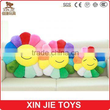 nice design plush flower shape cushion customize soft flower pillow