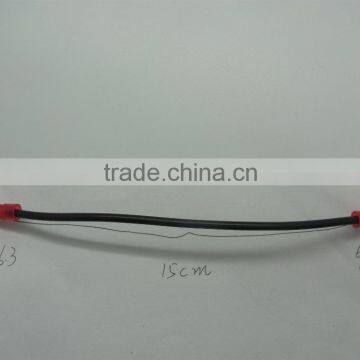 BLACK 15CM 6.3MM-6.3MM CABLE CONNECTOR